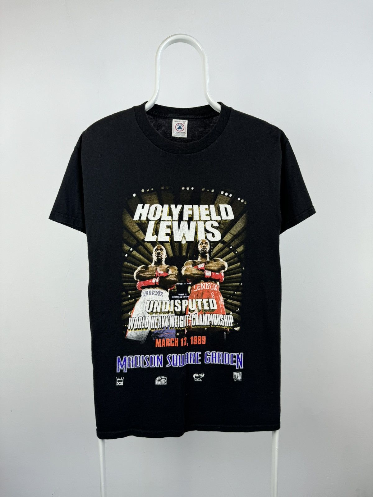 Vintage 1999 Hollyfield x Lewis World Heavyweight Tee