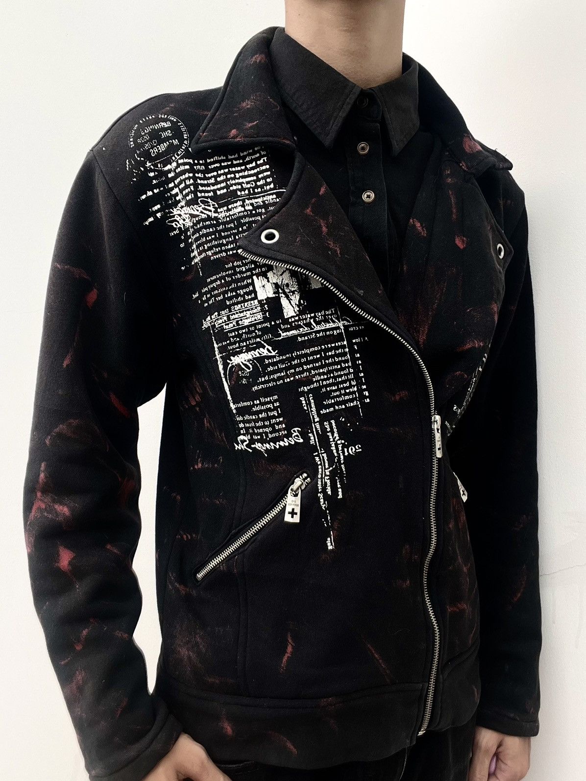 If Six Was Nine Berning Sho Avant-garde Biker Jacket Size US L / EU 52-54 / 3 - 5 Thumbnail
