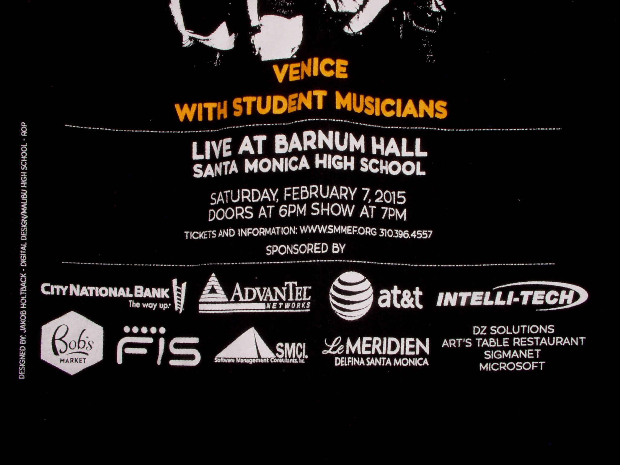 Next Level Apparel Colin Hay Stephen Bishop Concert Shirt School Benefit 2015 Size US L / EU 52-54 / 3 - 4 Thumbnail