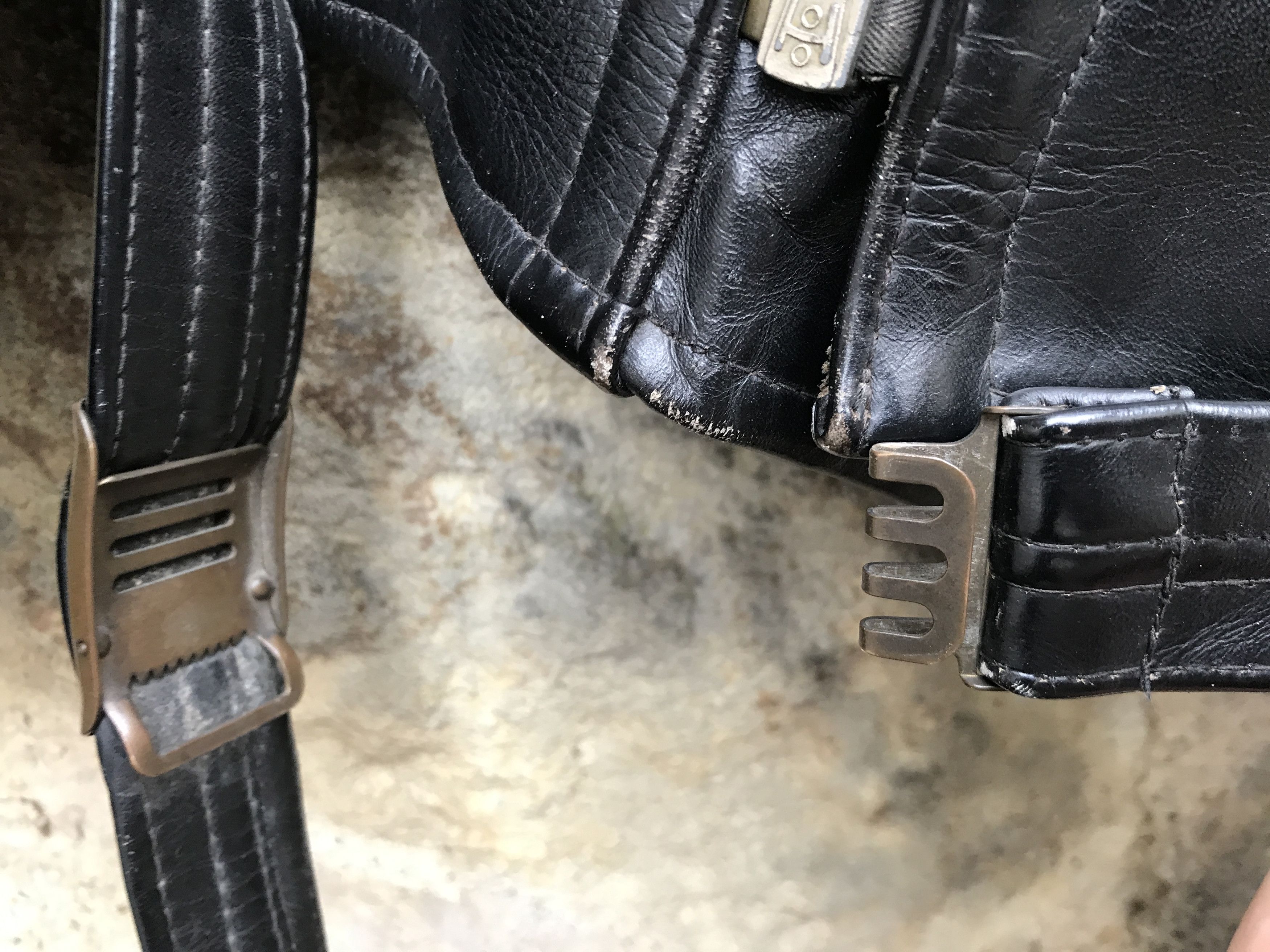 Vintage Very Rare Vintage 40s Horsehide Motorcycle Leather Jacket Size US M / EU 48-50 / 2 - 6 Thumbnail