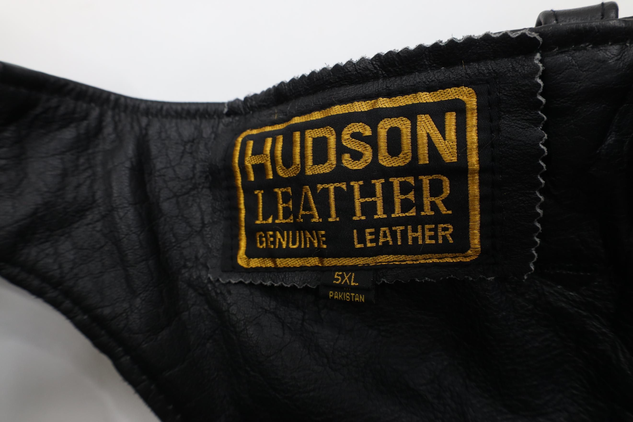 Vintage Vintage 90s Streetwear Leather Motorcycle Riding Chaps Pants Size US 44 / EU 60 - 6 Thumbnail