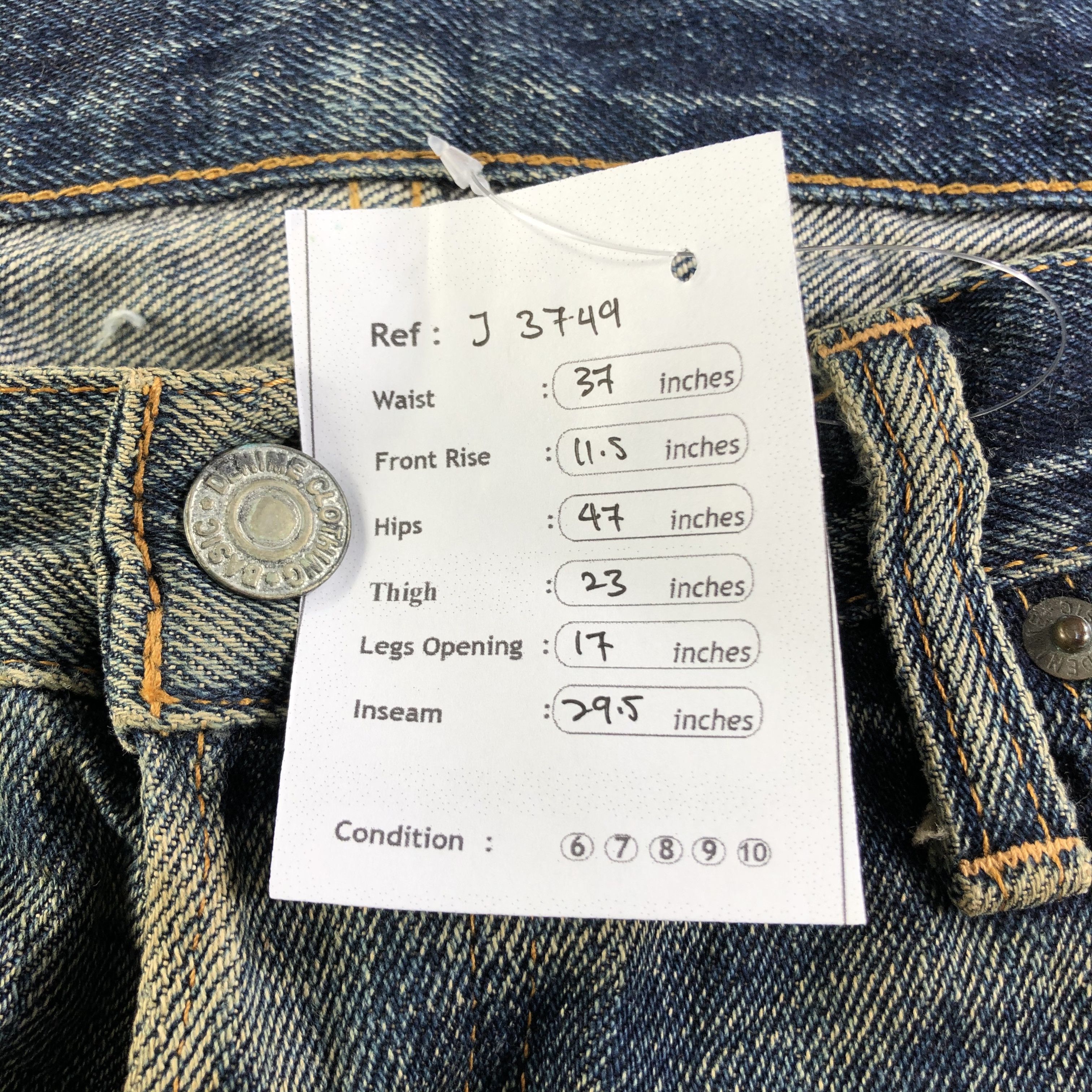 Denime Vintage Denime Jeans-J3749 Size US 37 - 10 Thumbnail