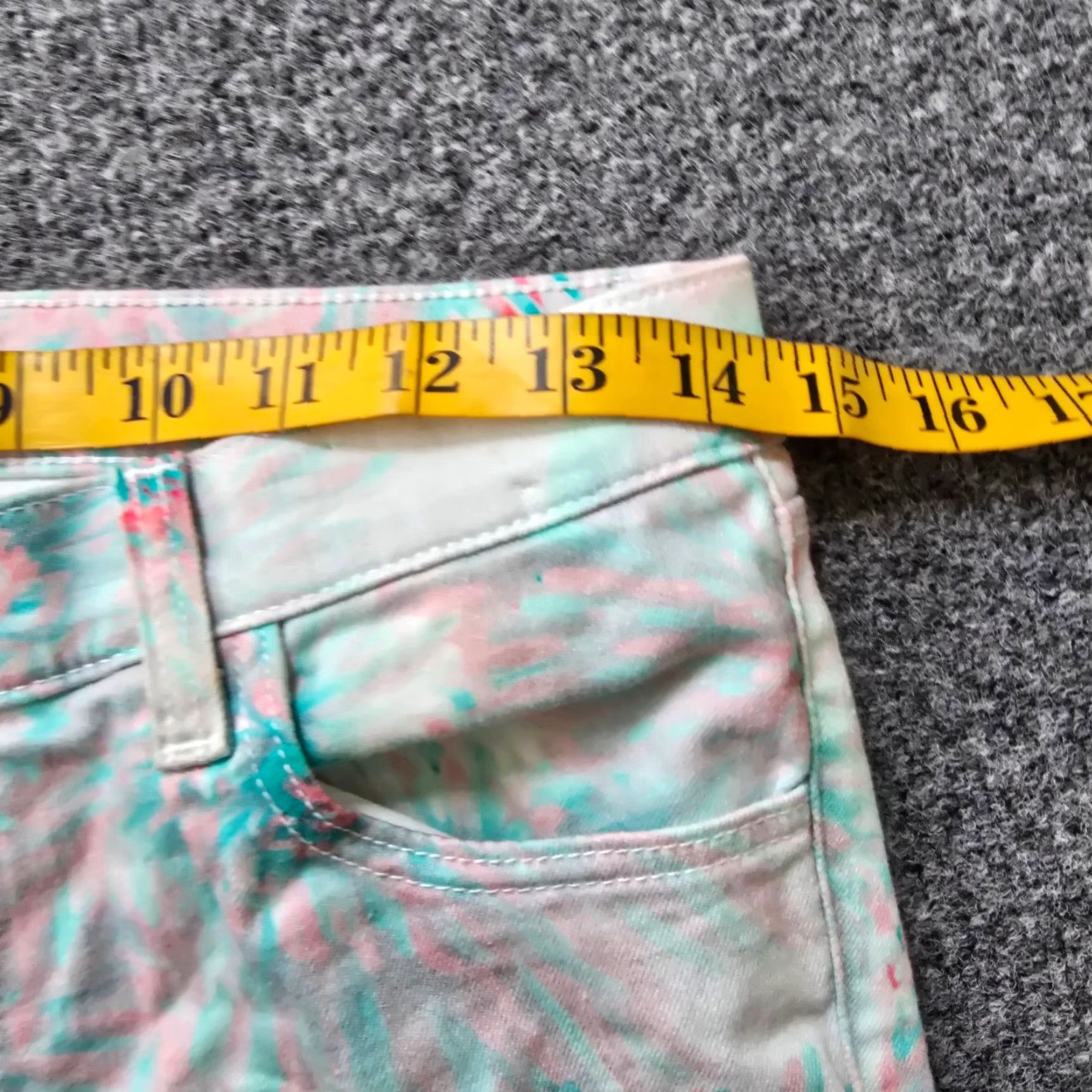 J Brand J Brand Pants Womens 29 White Floral Art To Wear Stretch Skinny Casual Green Twill Cotton Ankle Regular Women Mens Size 29" - 5 Thumbnail