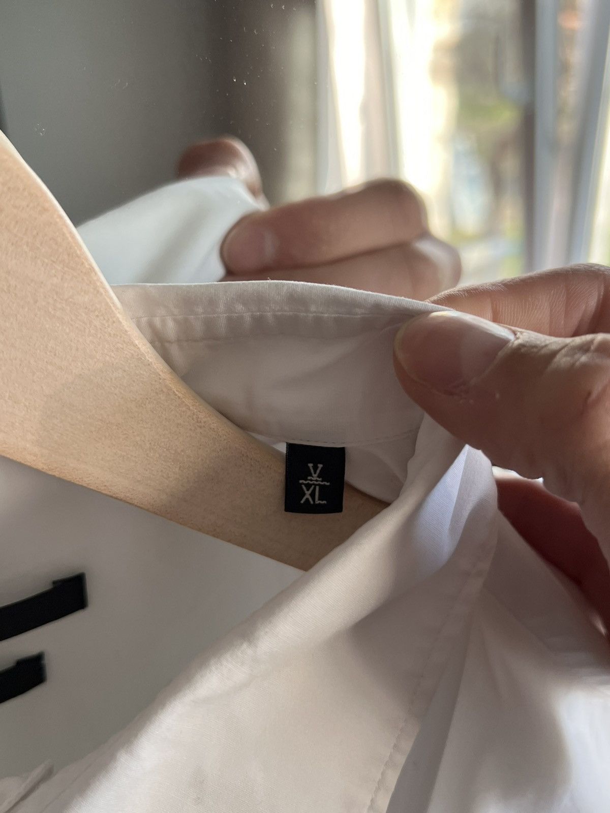 Ermenegildo Zegna Z Zegna Drop 8 Fit White Button Up Shirt Size US XL / EU 56 / 4 - 11 Thumbnail