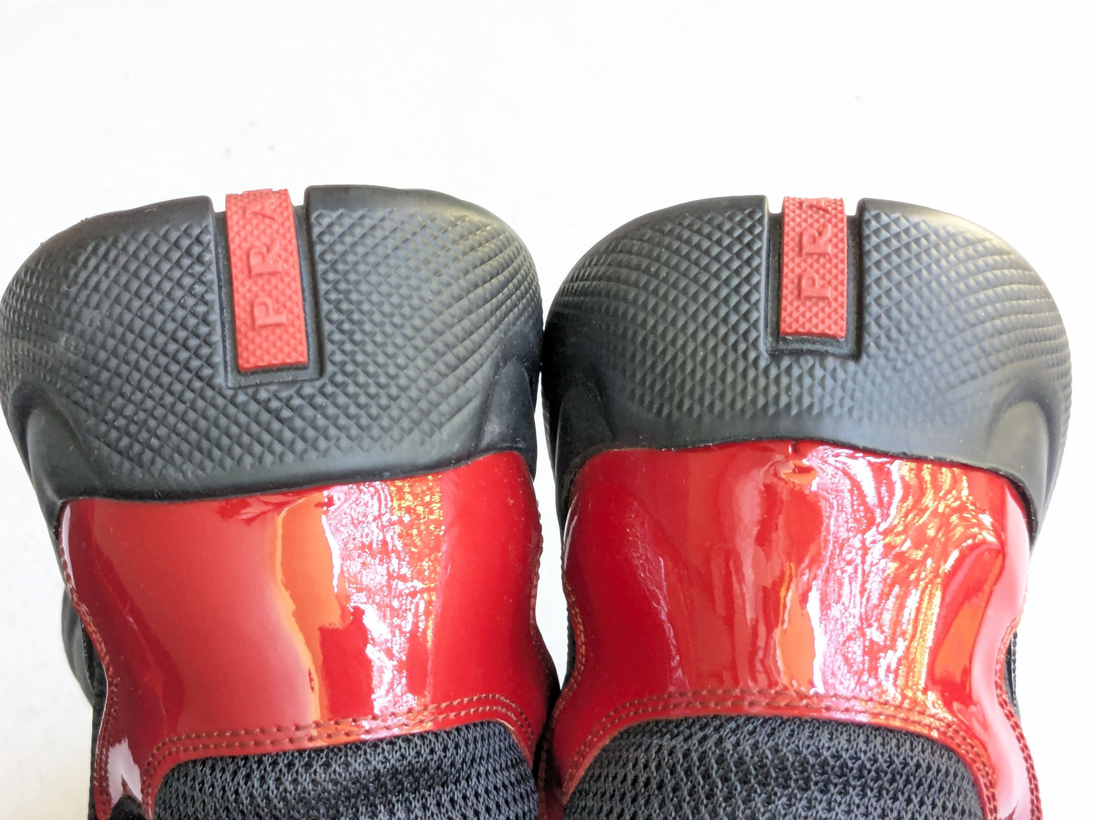 Prada Prada America's Cup Sneakers Gray Black Red Patent 10 Size US 10 / EU 43 - 14 Thumbnail