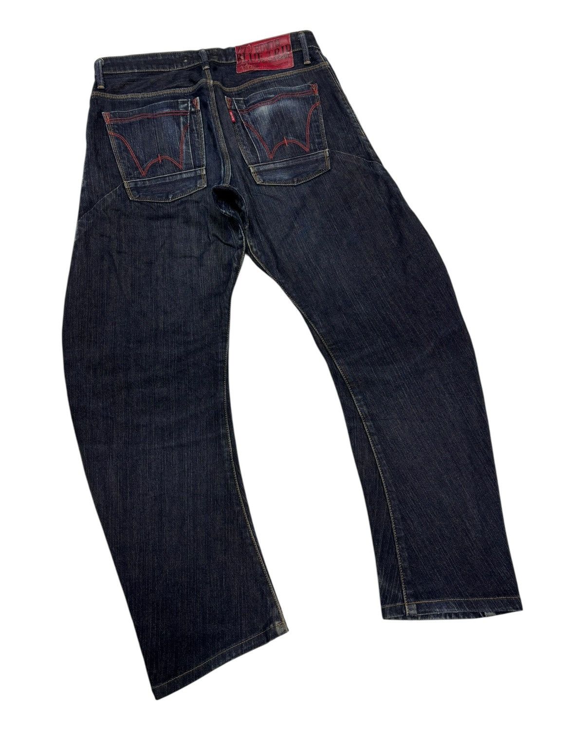 Hysteric Glamour Edwin Blue Trip Curved Jeans Banana Cut Denim Size US 30 / EU 46 - 4 Thumbnail