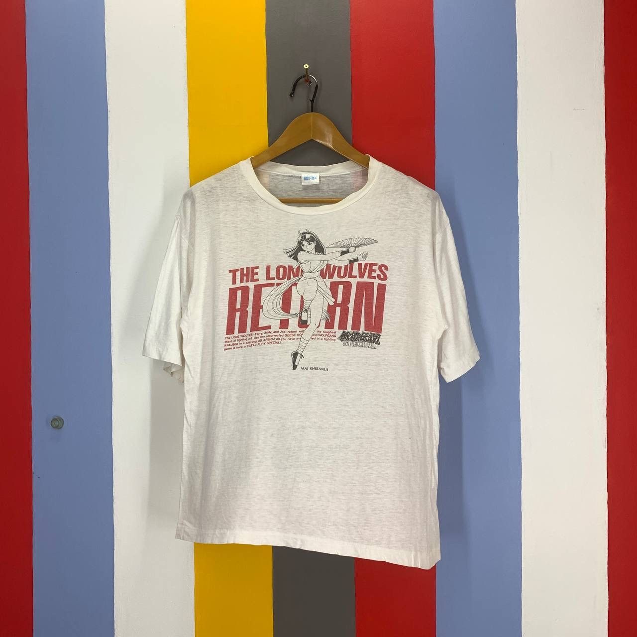 Anime 1993 Vintage FATAL FURY MAI SHIRANUI by SNK T Shirt #2508/L Size US M / EU 48-50 / 2 - 1 Thumbnail