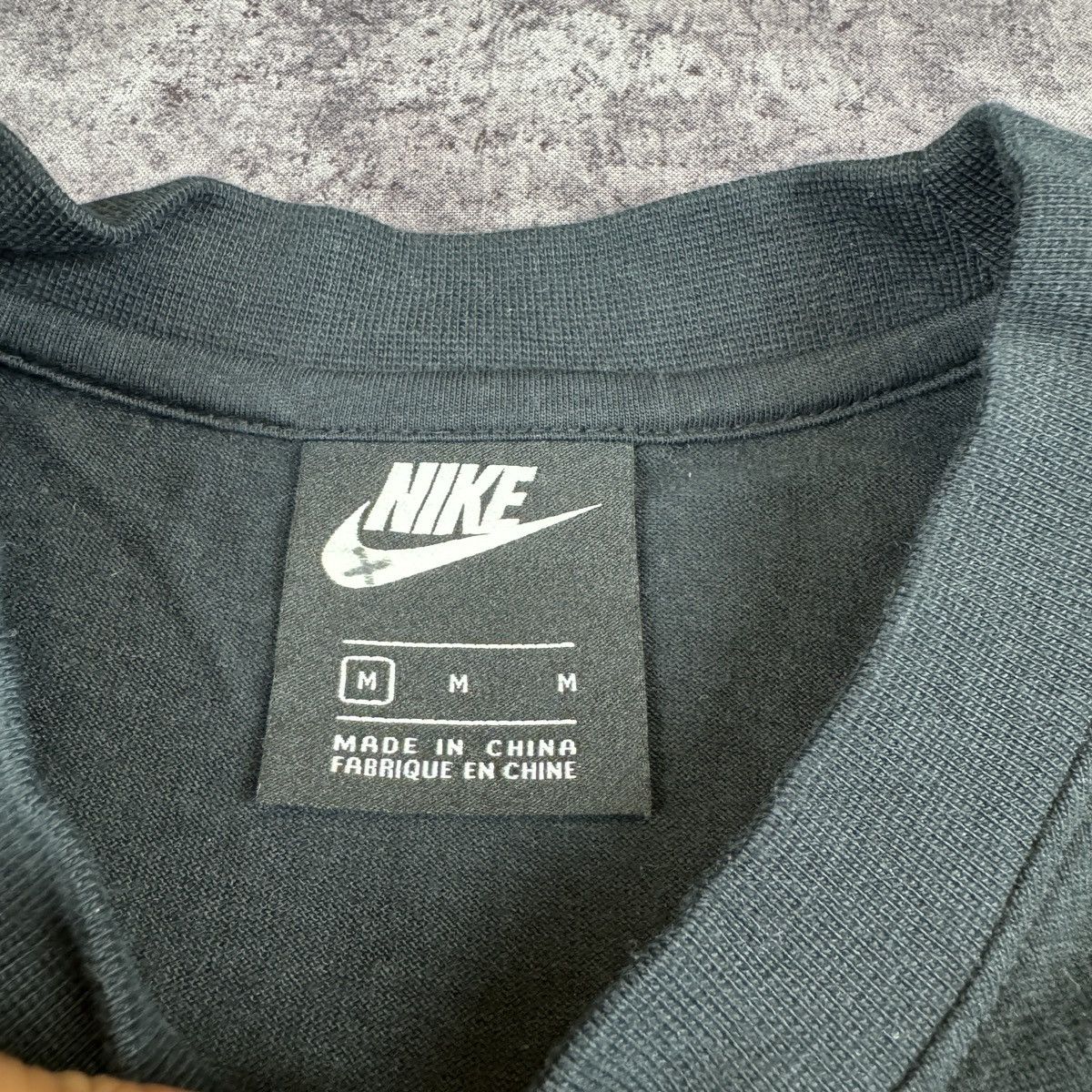Nike Nike SAMPLE Logo Alphabet Printing Short Sleeve Black Size US M / EU 48-50 / 2 - 6 Thumbnail