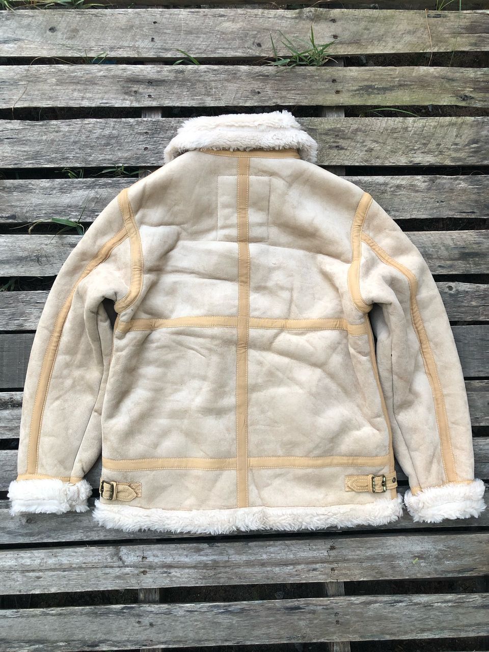 Alpha Industries Vintage Alpha Industries B-3 Leather Jacket Size US M / EU 48-50 / 2 - 3 Thumbnail