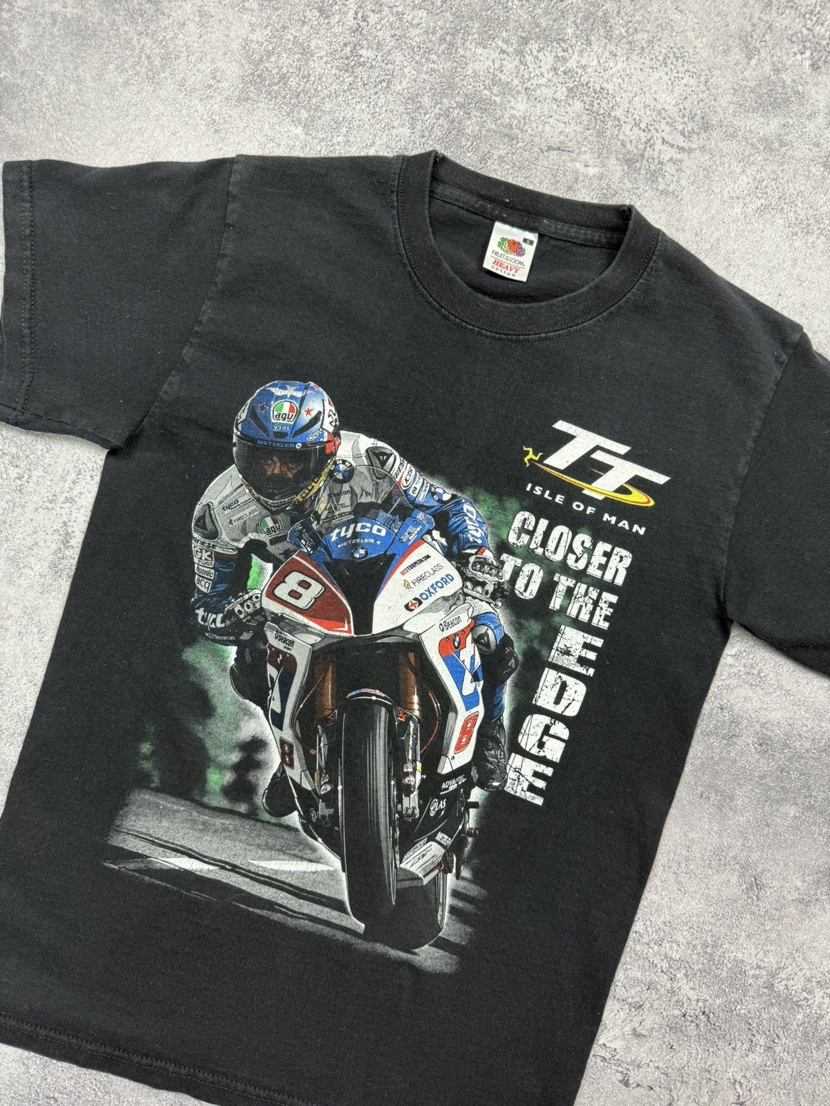 BMW 00’s Vintage BMW Dainese Moto Racing T-Shirt Isle Of Man Size US S / EU 44-46 / 1 - 7 Thumbnail