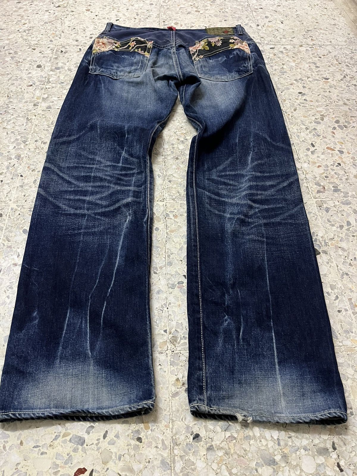Japanese Brand Japanese brand Eternal distressed denim sakura design Size US 33 - 8 Thumbnail