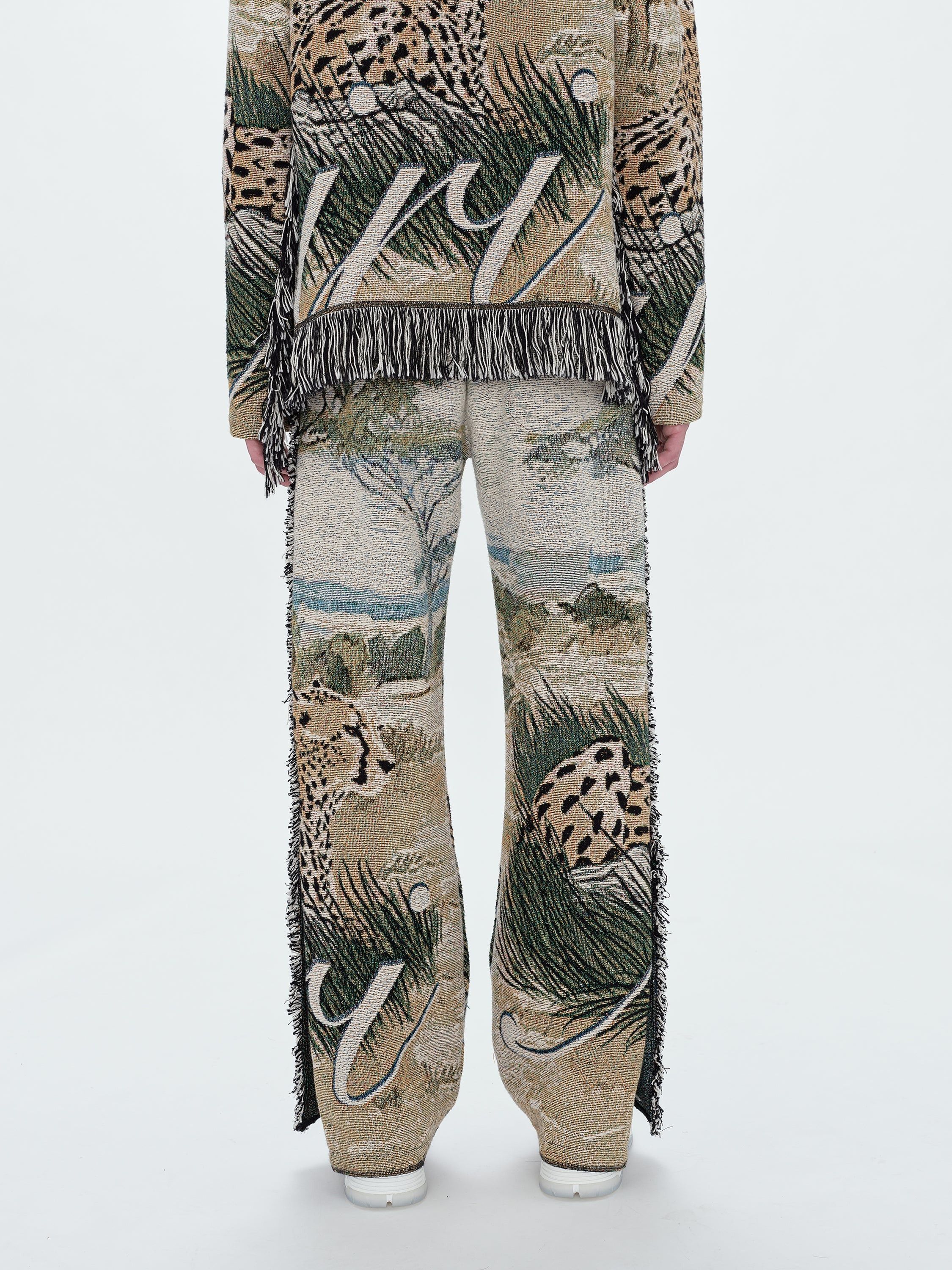 Amiri o1w1db10325 Cheetah Tapestry Lounge Pant in Multicolor Size US 32 / EU 48 - 5 Thumbnail