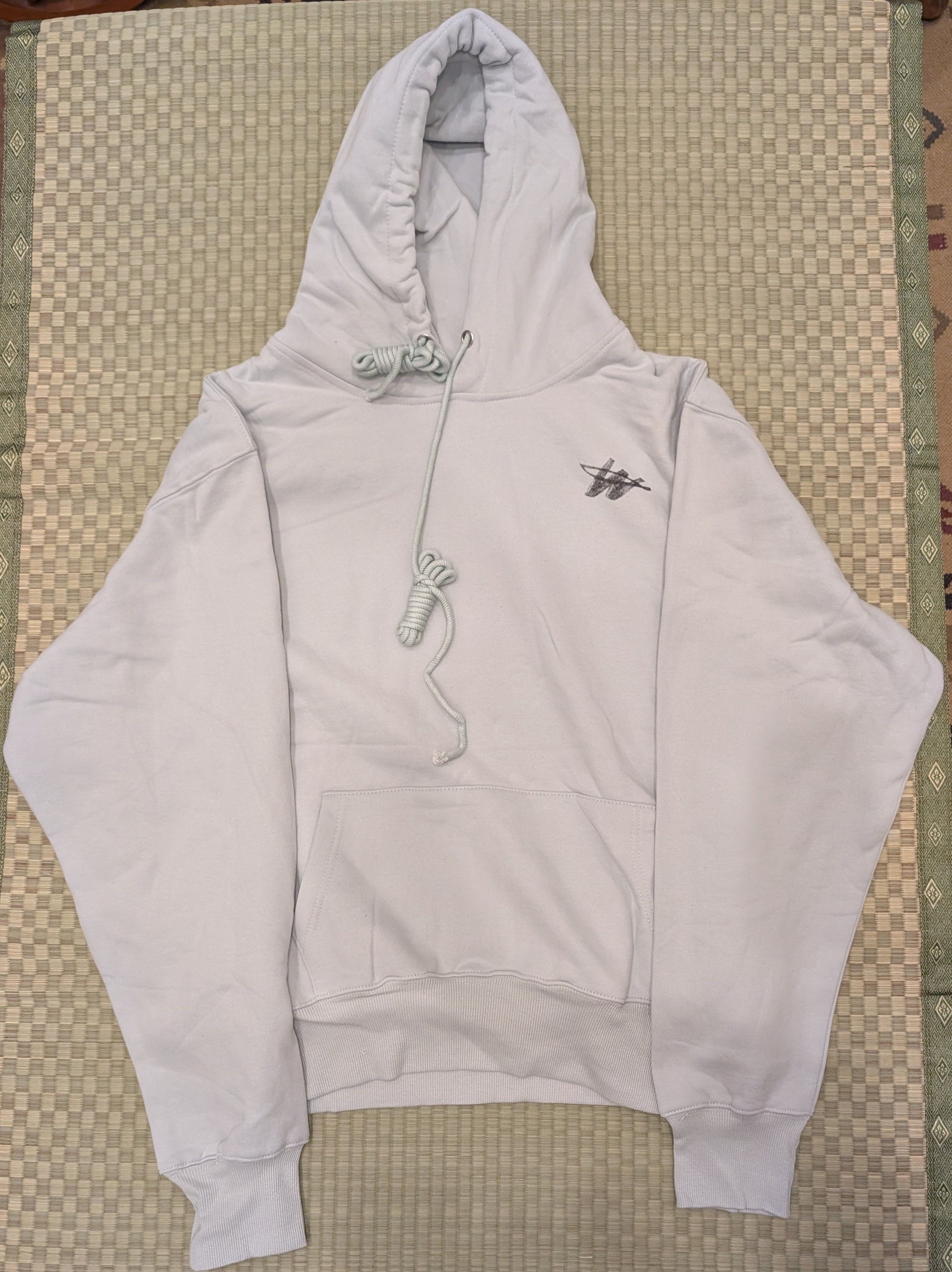WE11DONE WE11DONE Blue Oversized Logo Hoodie Cotton Sweatshirt Size US M / EU 48-50 / 2 - 1 Thumbnail