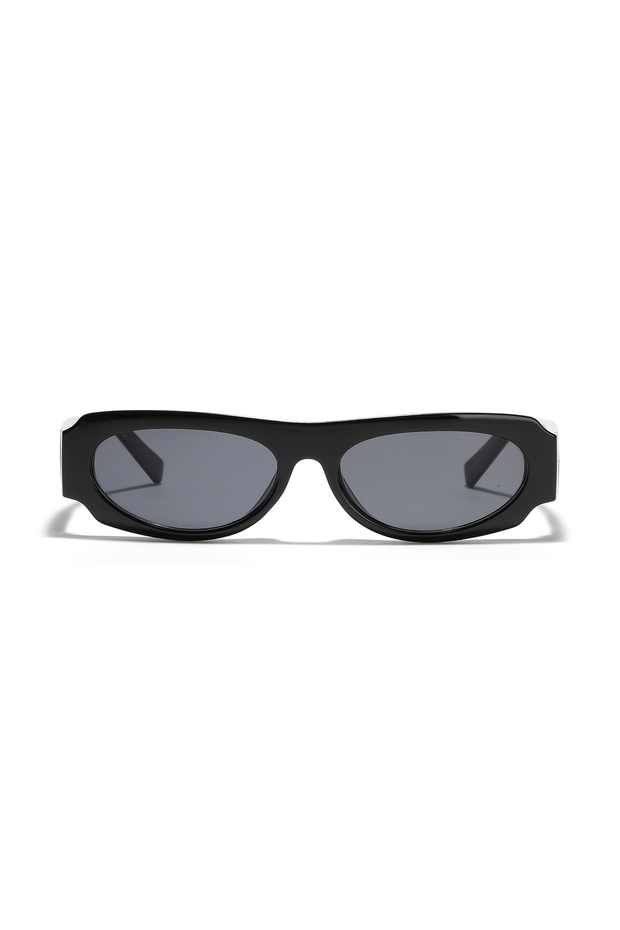 Japanese Brand Rare Vtg Y2k Avant Garde Square Black Sunglasses Unisex OS Size ONE SIZE - 2 Thumbnail
