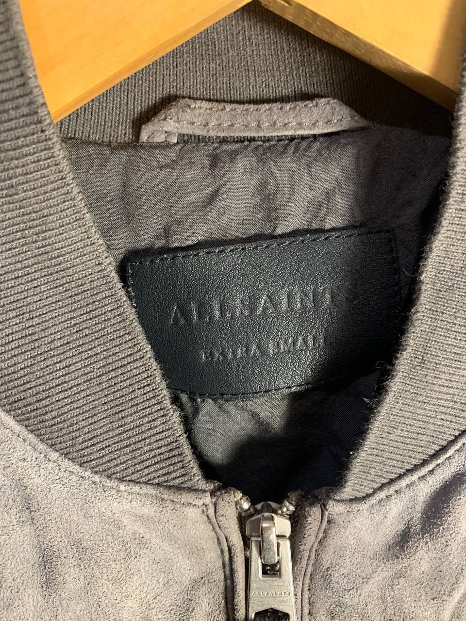 Allsaints VINTAGE ALLSAINTS KEMBLE SUEDE BOMBER LEATHER JACKET Y2K Size US XS / EU 42 / 0 - 7 Thumbnail