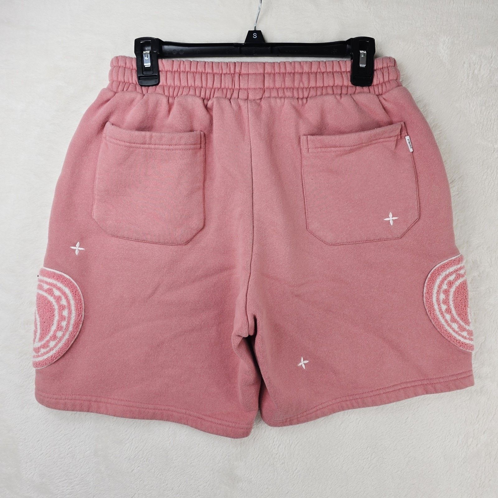EPTM. EPTM Sweat Shorts Small Pink Paisley Embroidered Streetwear Size US 30 / EU 46 - 6 Thumbnail