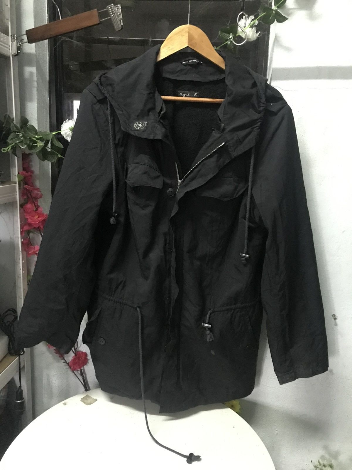 agnes b. Vintage 80s Agnes B like Rare Jacket Riri Zipper Size US M / EU 48-50 / 2 - 1 Thumbnail