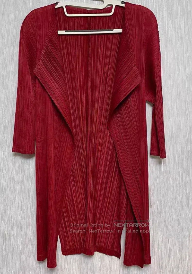 Issey Miyake Issey Miyake Mid-Length Cardigan Size L / US 10 / IT 46 - 2 Thumbnail