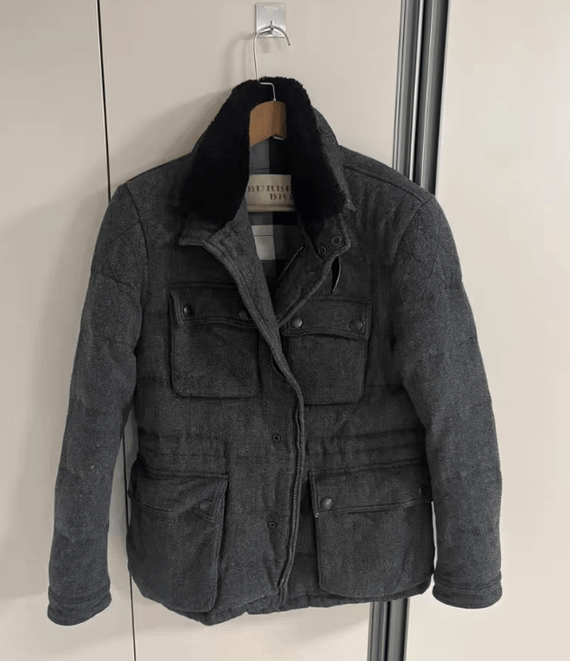 Burberry Burberry Heavy Leather Logo Patch Puffer Coat K18 Size US L / EU 52-54 / 3 - 1 Thumbnail