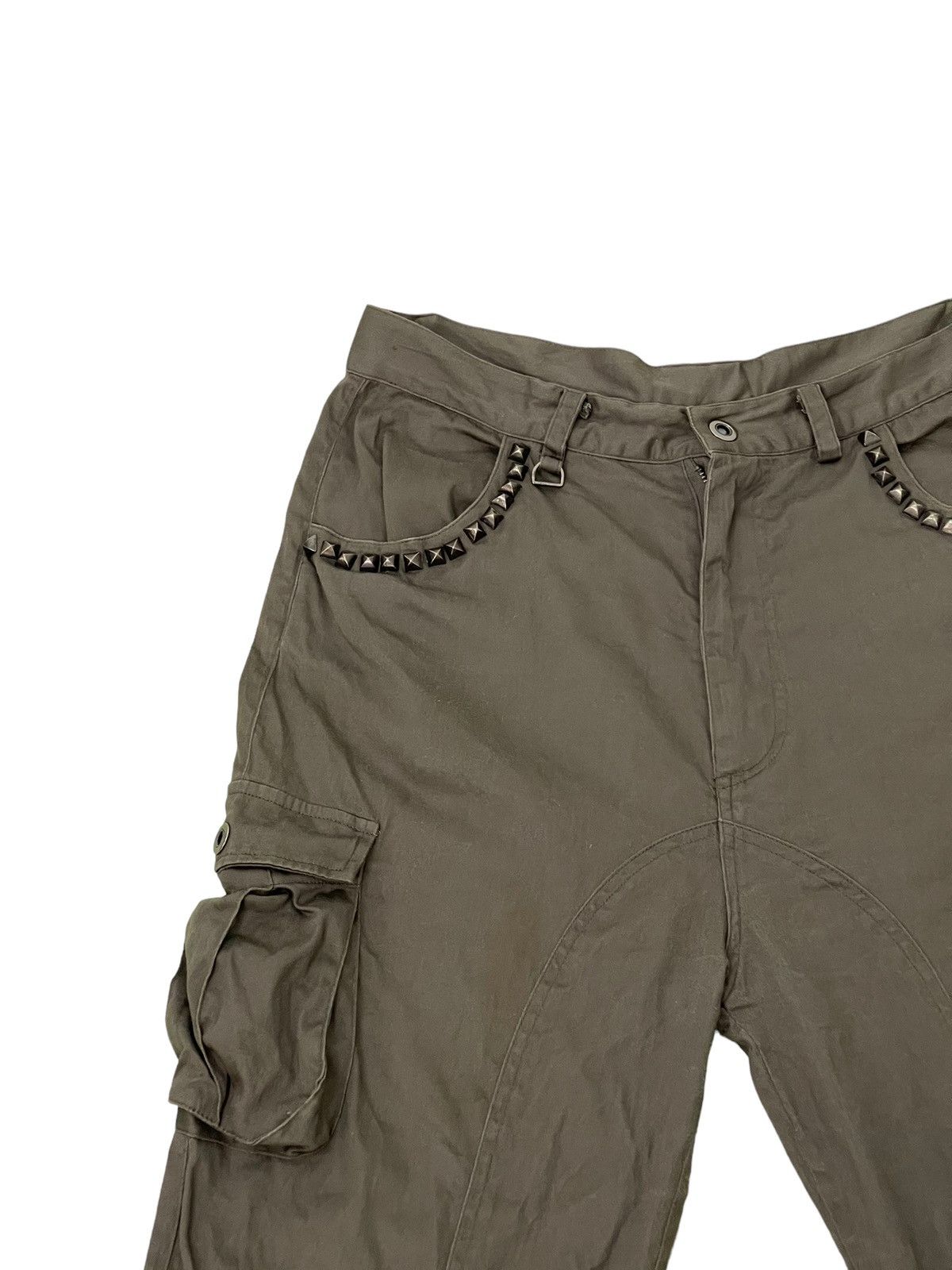 Japanese Brand Cargo Pant Black Baccara Stretch 6🟦9 Size US 31 - 6 Thumbnail