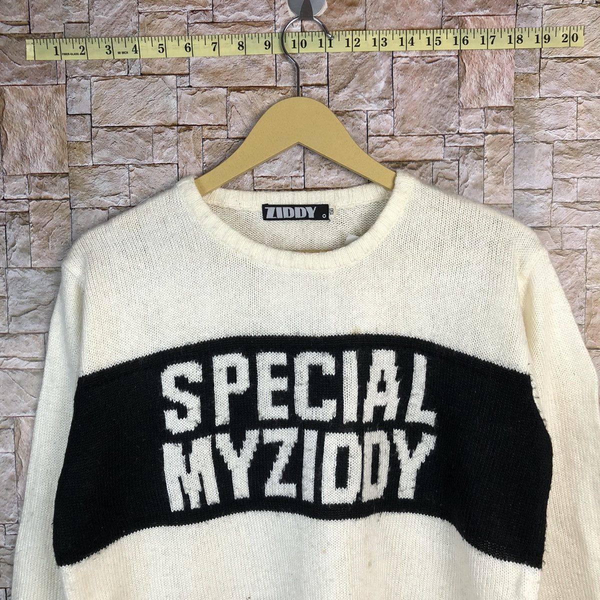 Homespun Knitwear × Japanese Brand Ziddy White Knitwear vintage #A416 Size M / US 6-8 / IT 42-44 - 5 Thumbnail