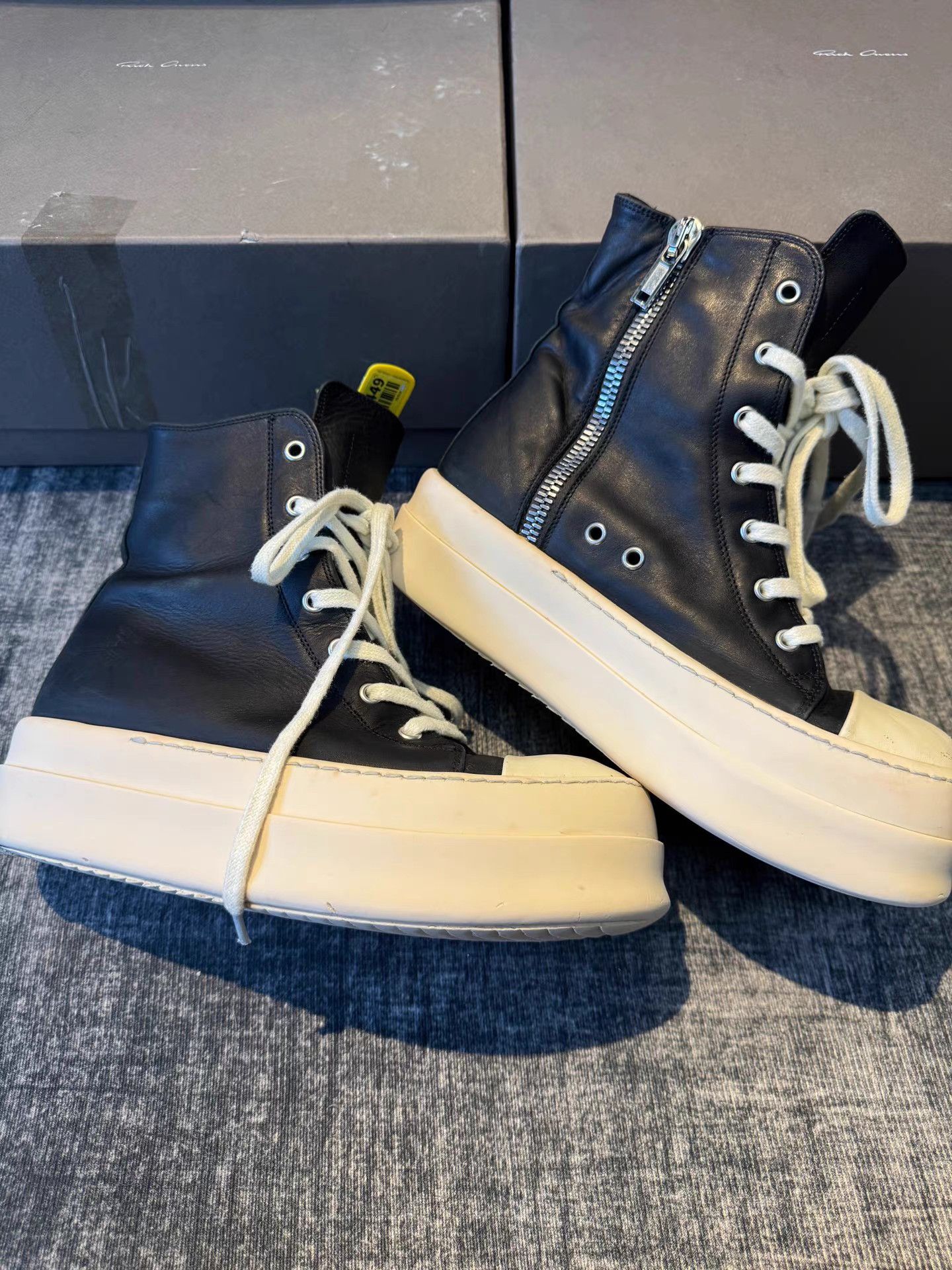 Rick Owens Rick Owens Mainline Thick-Sole Big Converse Size US 9 / IT 39 - 2 Thumbnail