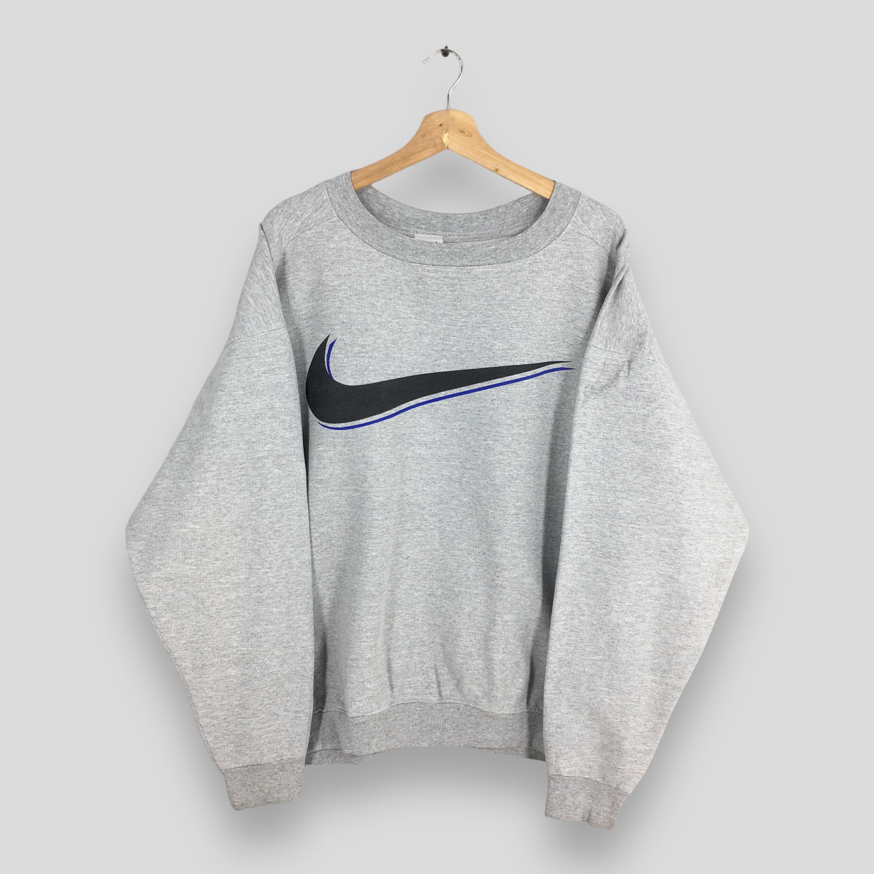Nike Vintage Y2K Nike Swoosh Printed Sweatshirt 2XLarge Size US XXL / EU 58 / 5 - 1 Thumbnail