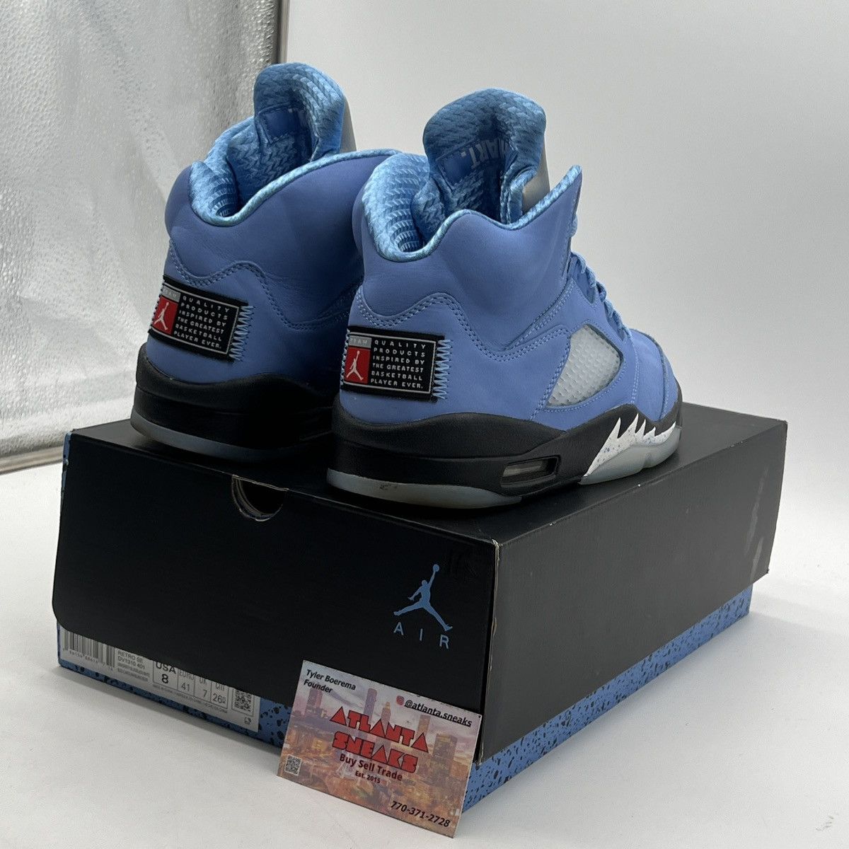 Jordan Brand Air Jordan 5 UNC Size US 8 / EU 41 - 5 Thumbnail