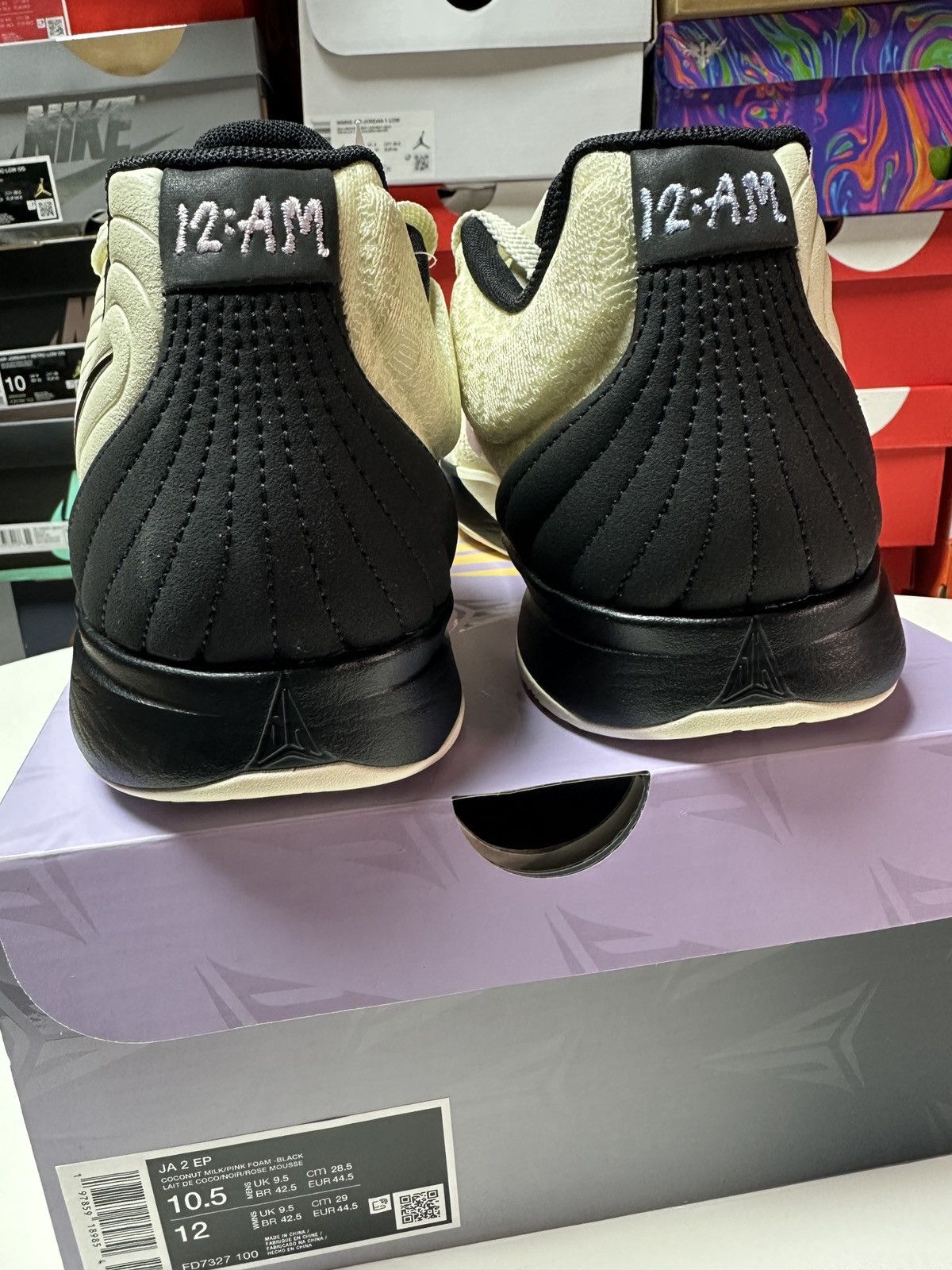 Nike New Size 10.5 US MEN JA 2 EP Coconut Milk/ Pink Size US 10.5 / EU 43-44 - 8 Thumbnail