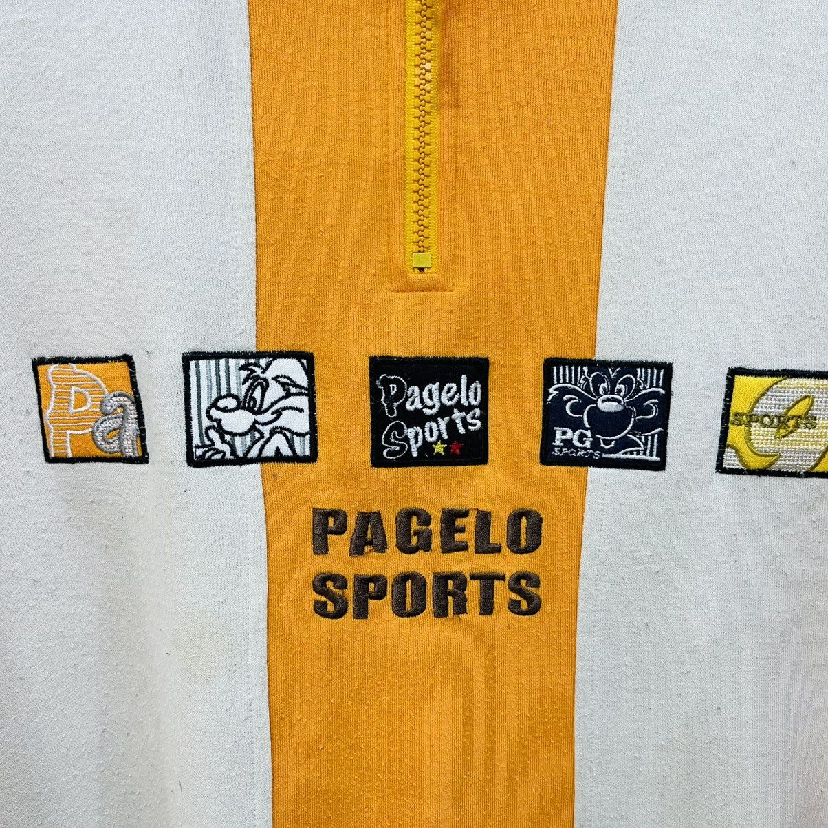 Vintage Vintage pagelo 90's sweatshirt halfzip big logo embroidery Size US M / EU 48-50 / 2 - 4 Thumbnail