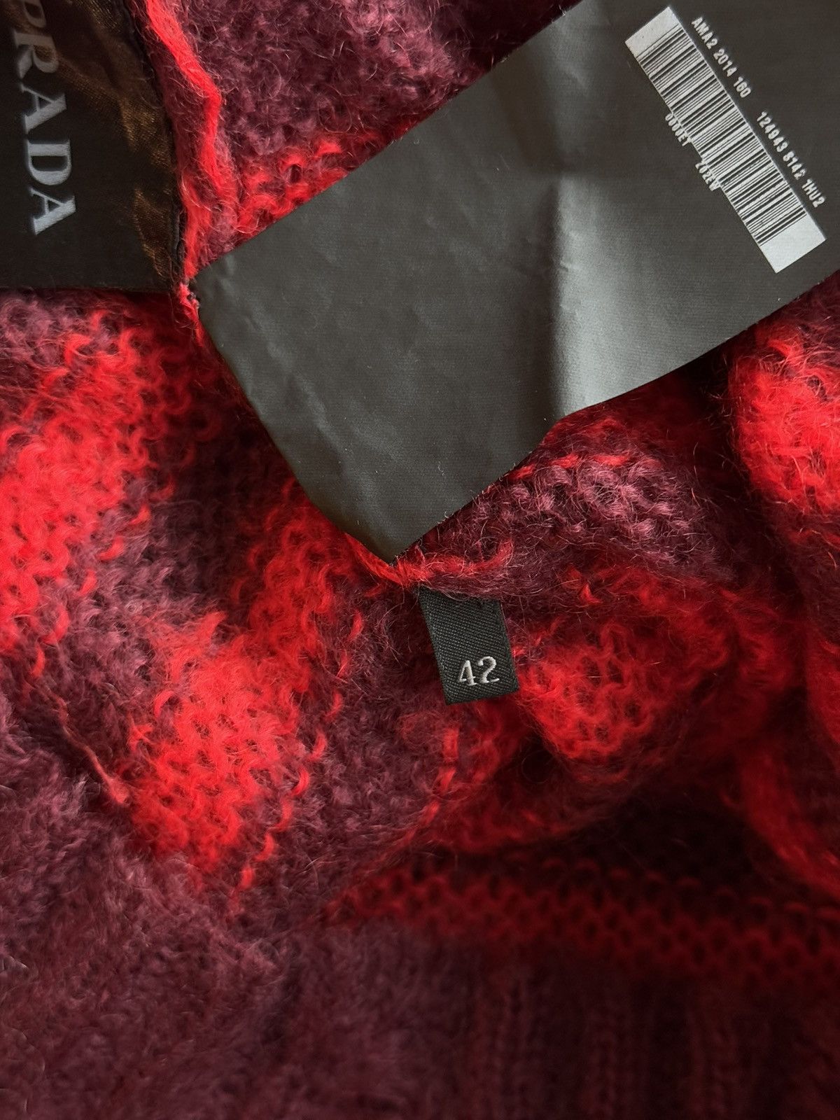 Prada Prada mesh spider web mohair avant garde sweater Size M / US 6-8 / IT 42-44 - 18 Thumbnail