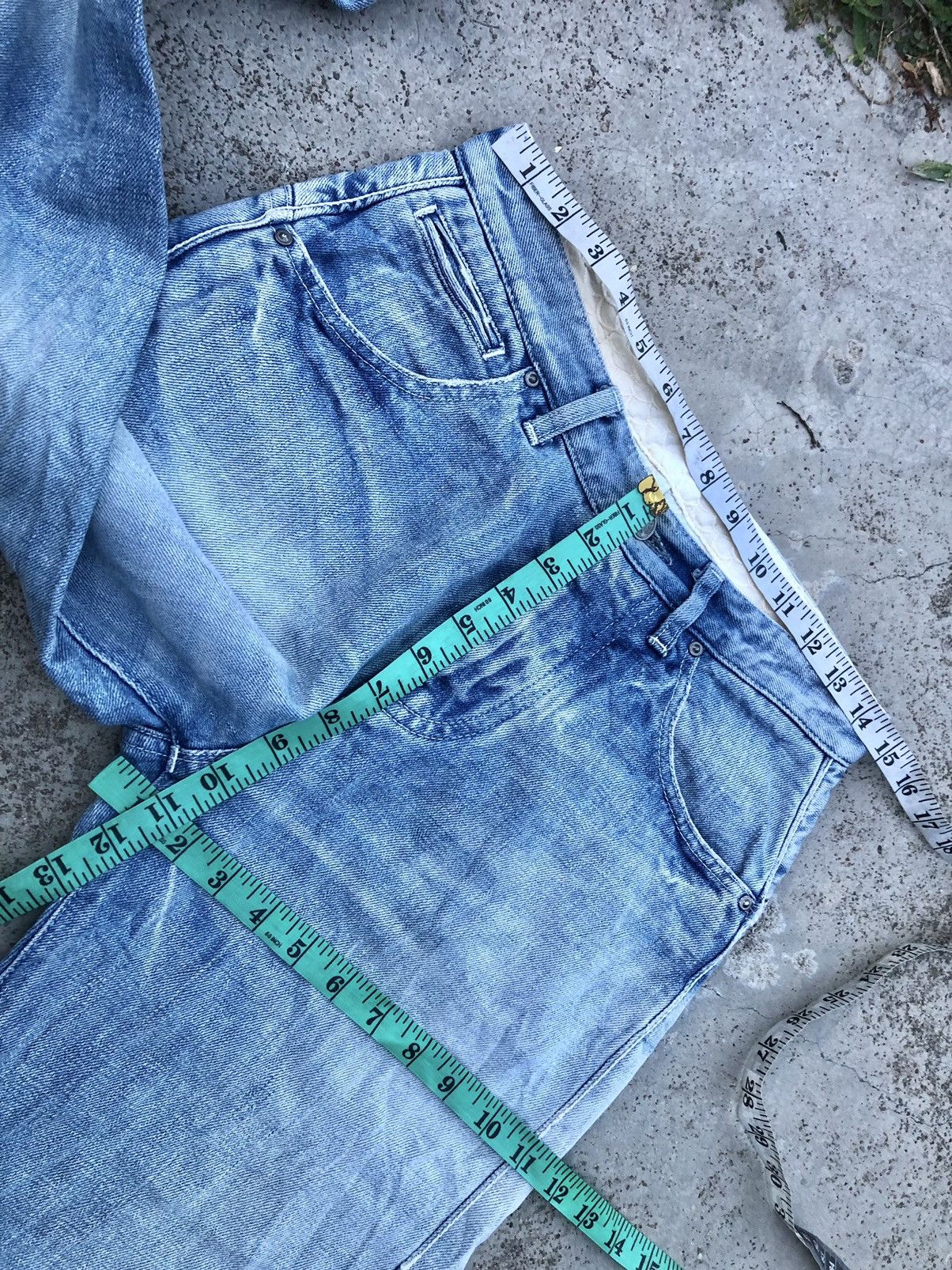 Japanese Brand × mina perhonen SELVEDGE DISTRESSED DENIM PANT Size US 29 - 9 Thumbnail
