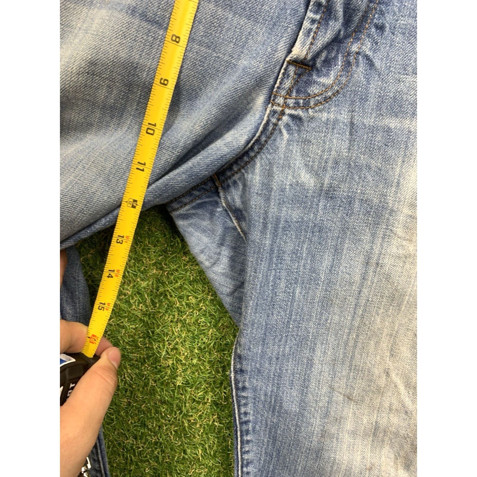 Lucky Brand VINTAGE Lucky Brand Jeans Men 34x28 Jeans Relaxed Straight Denim Blue 181 USA Vintage Mens Size US 34 / EU 50 - 7 Thumbnail