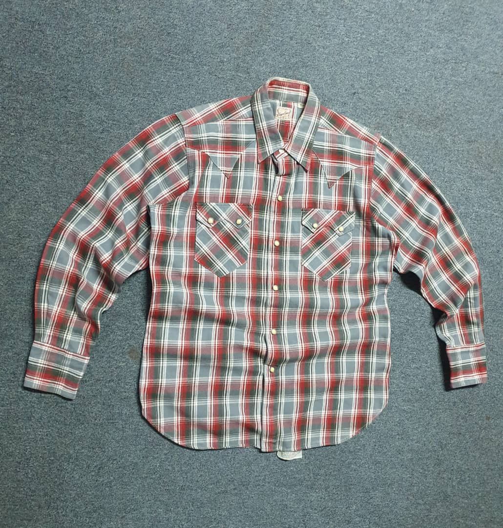 Japanese Brand 💥Sugarcane checkered Japanese brand western shirt Size US L / EU 52-54 / 3 - 9 Thumbnail