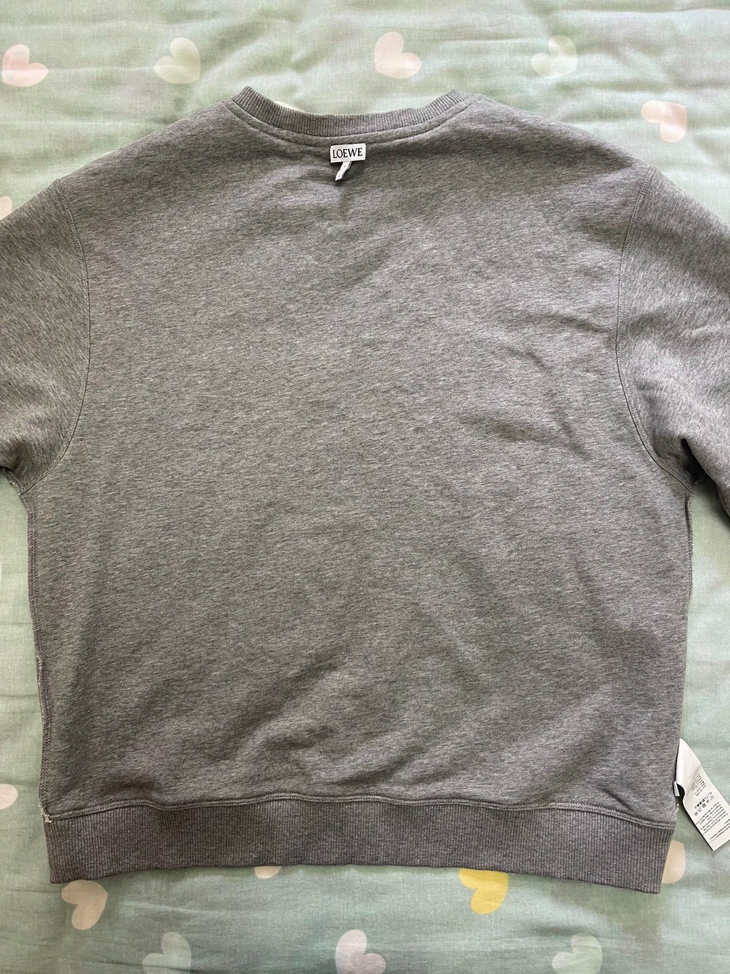 Loewe Loewe new unisex gray regular fit sweatshirt M Size US M / EU 48-50 / 2 - 4 Thumbnail