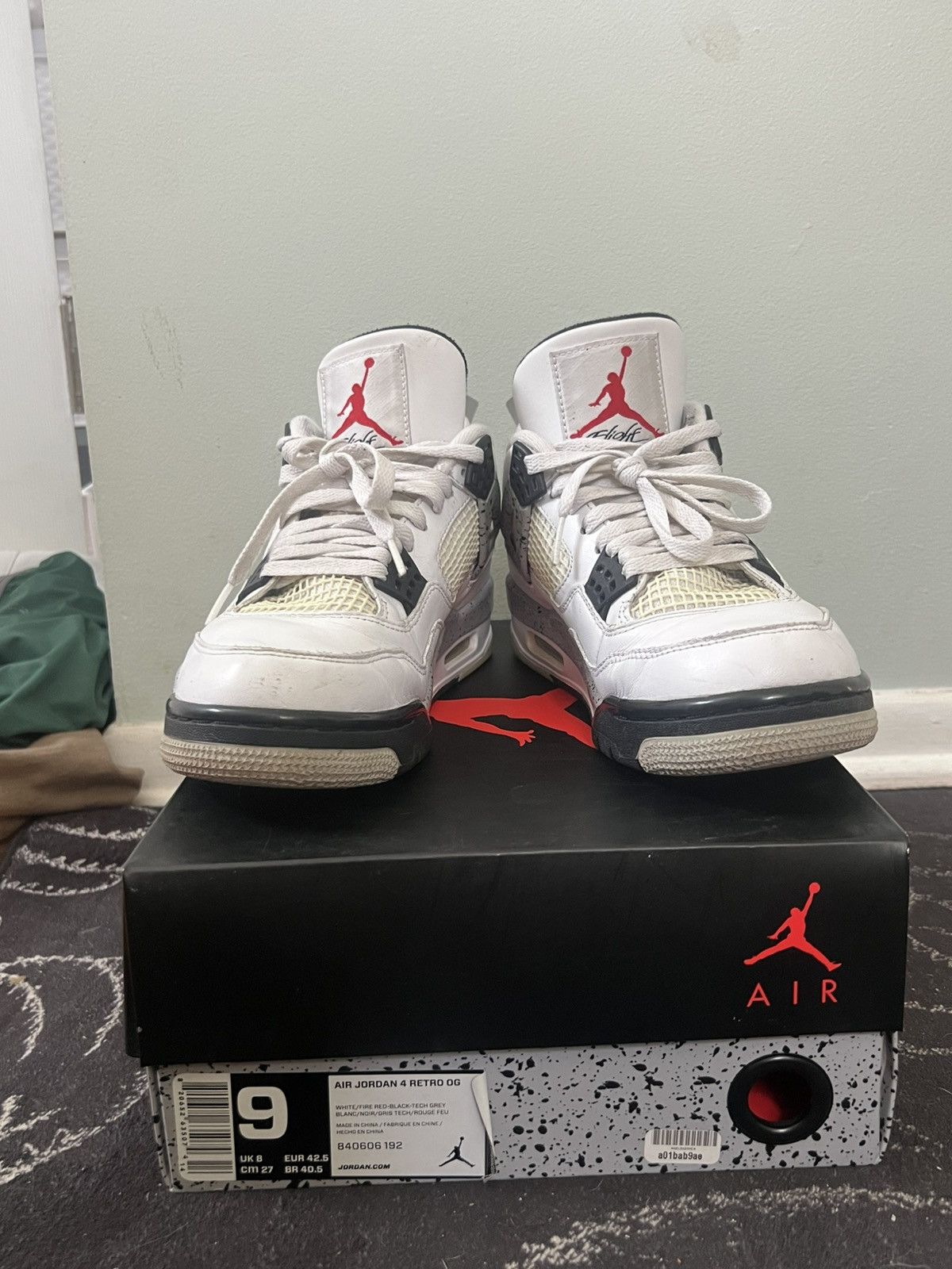Jordan Brand × Nike Jordan 4s Cement (2016) Size US 9 / EU 42 - 7 Thumbnail