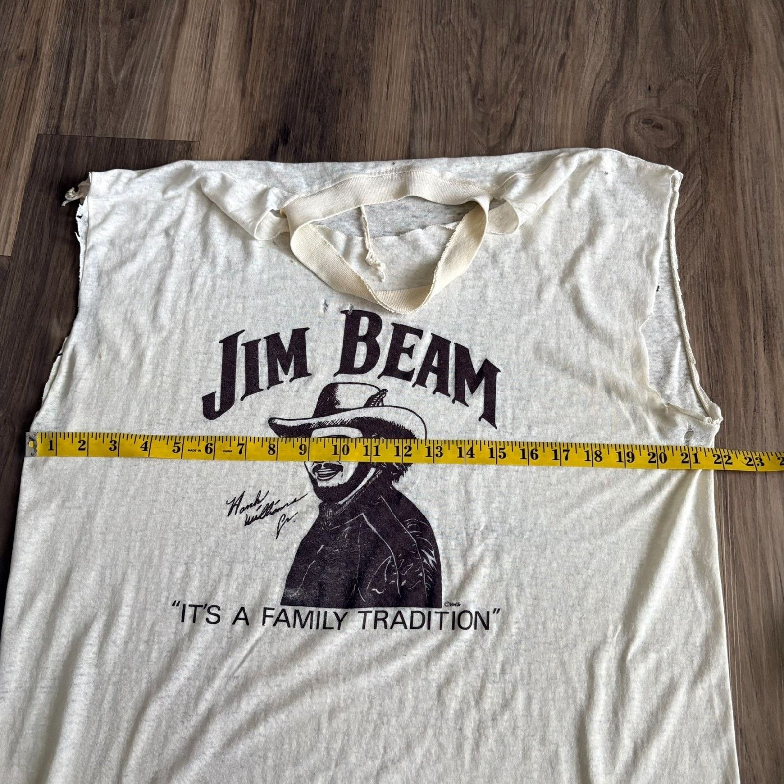 Vintage Vintage Paper Thin Burnout Worn T-Shirt Chopped Threadbare Size US XL / EU 56 / 4 - 9 Thumbnail