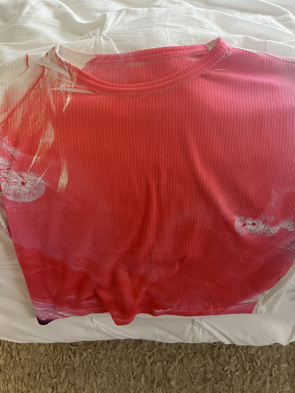 Playboi Carti 16to27 Alaskane Alina Ribbed Tee Size US S / EU 44-46 / 1 - 1 Thumbnail