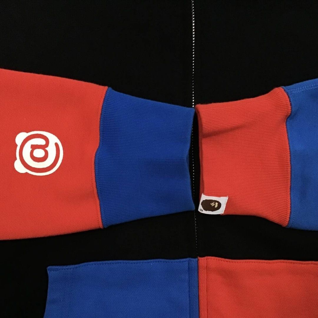 Bape BAPE × medicom toy BE@R Shark Full Zip Hoodie a bathing ape Size US M / EU 48-50 / 2 - 6 Thumbnail