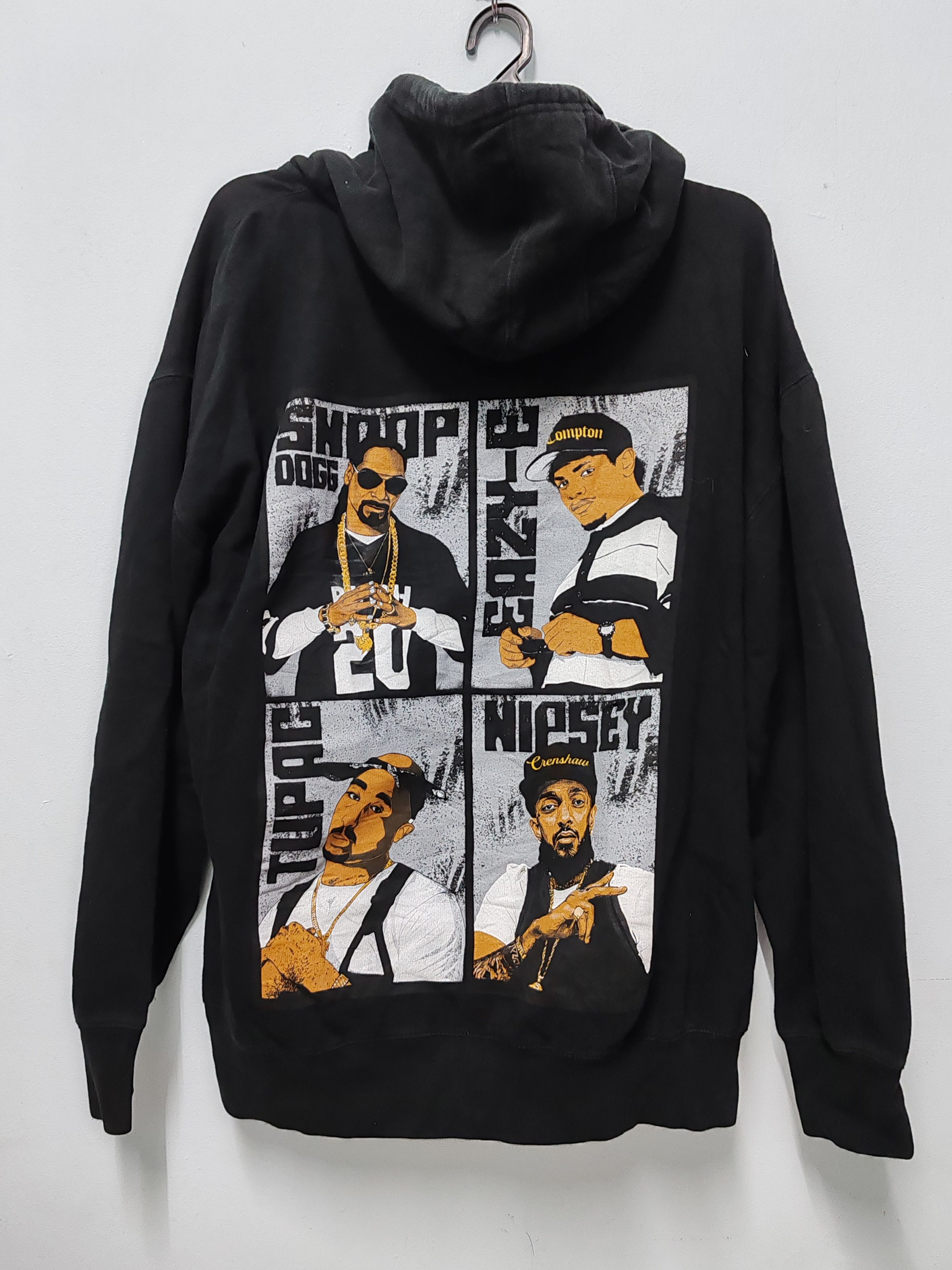 Band Tees Legend Rapper HipHop Hoodie Tupac Eazy-E Snoop Dogg Niesey Size US XL / EU 56 / 4 - 1 Thumbnail