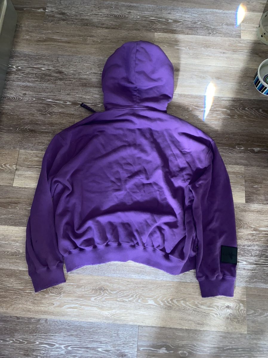 Future × Lanvin Distressed Purple Lanvin X Future Eagle Hoodie Purple/Black Size US M / EU 48-50 / 2 - 3 Thumbnail