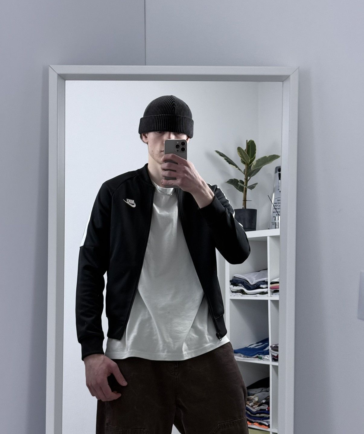 Nike × Vintage Vintage Nike Y2K streetwear track zip jacket Size US S / EU 44-46 / 1 - 10 Thumbnail