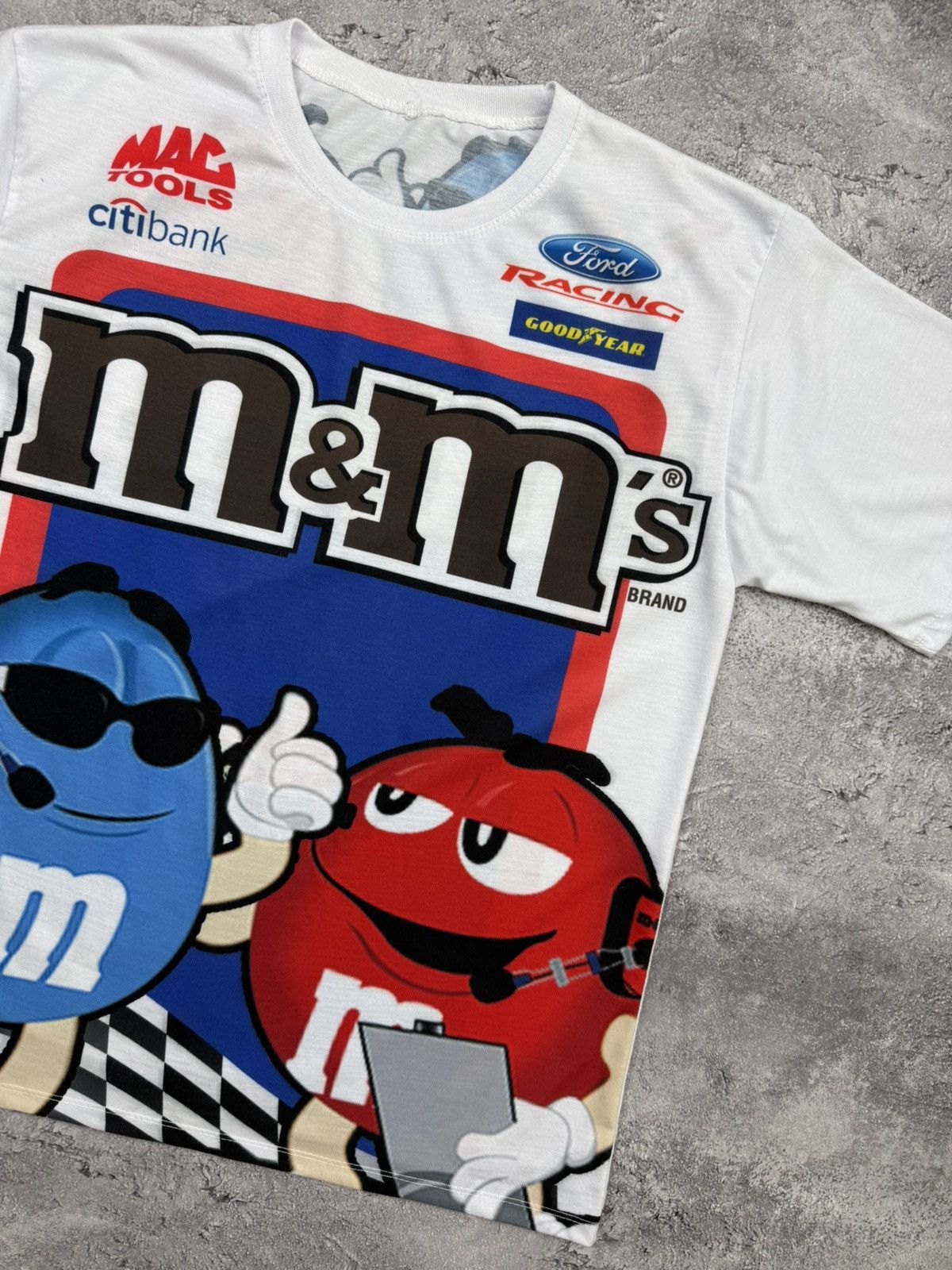Vintage Vintage M&M’s Racing T-Shirt Y2K Streetwear Size US M / EU 48-50 / 2 - 8 Thumbnail