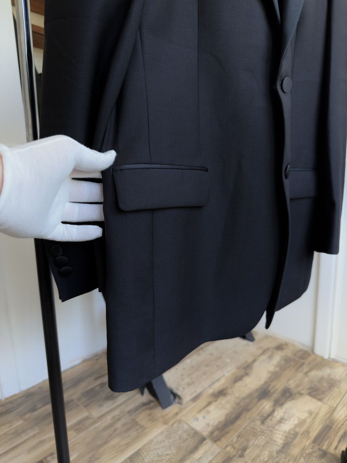 Balmain PIERRE BALMAIN Mens Blazer Jacket Black Size M Chest 40 in Size 40R - 5 Thumbnail