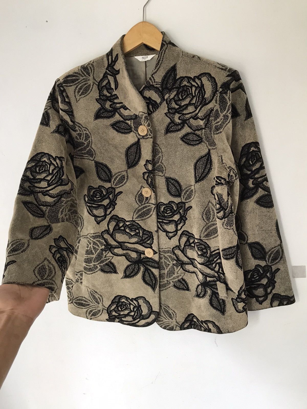 Issey Miyake Vintage Rose printed Jacket Blazer issey style Size US M / EU 48-50 / 2 - 3 Thumbnail