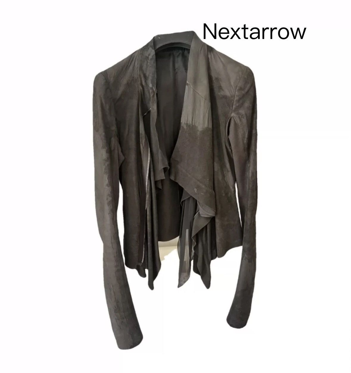 Rick Owens Rick Owens Wasteland patchwork chiffon motorcycle jacket Size US L / EU 52-54 / 3 - 1 Thumbnail