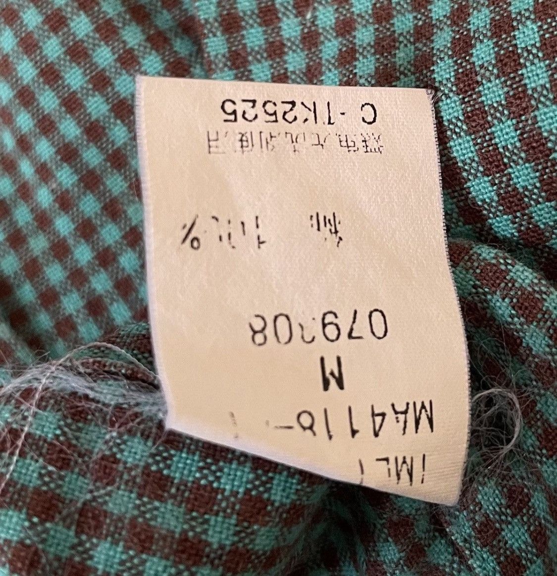 Issey Miyake Vintage issey miyake design studio plaid button up shirt Size US M / EU 48-50 / 2 - 3 Thumbnail