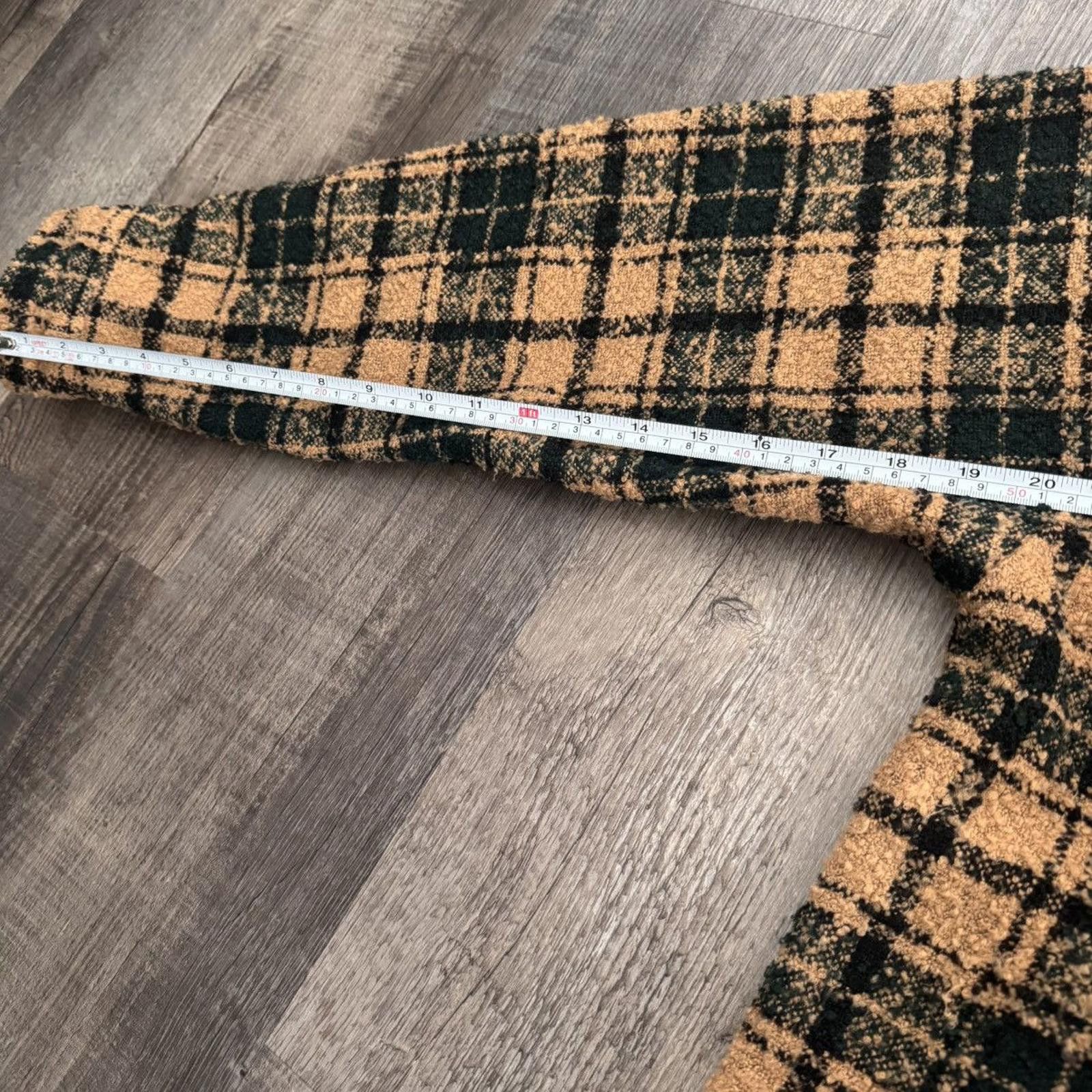 Pacsun PACSUN • Wooly Plaid Oversized Shacket (XL) Size US XL / EU 56 / 4 - 5 Thumbnail
