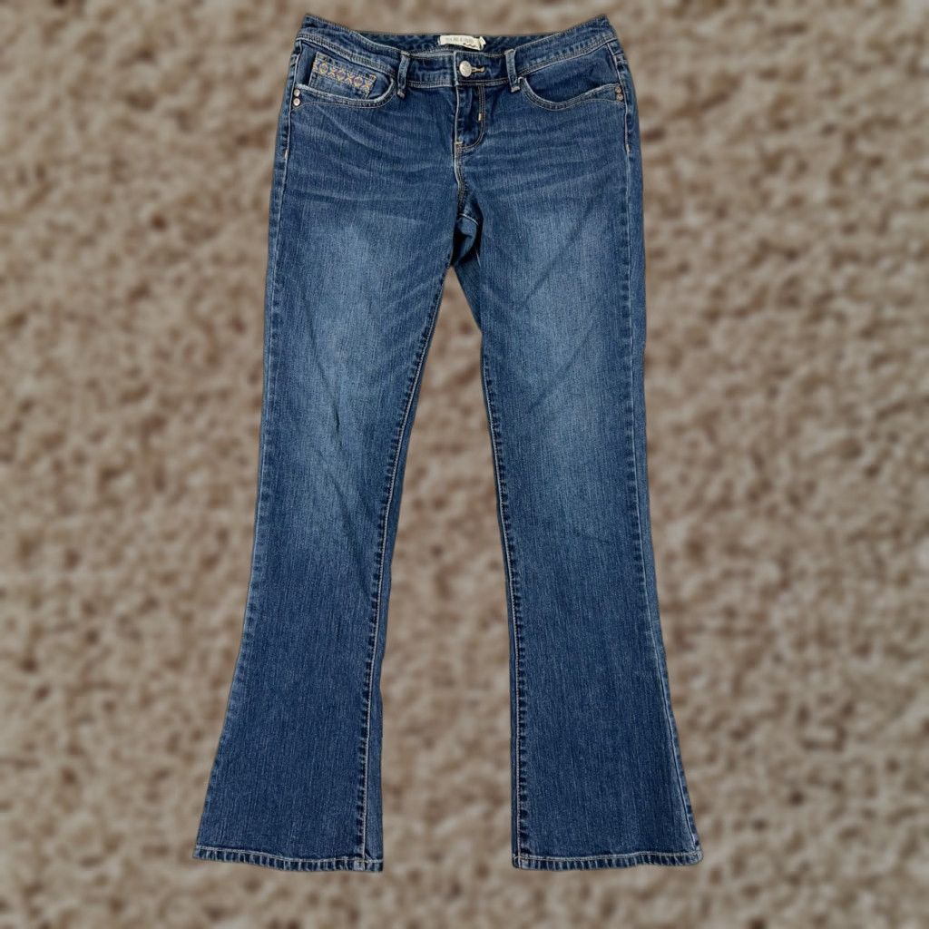 Vintage Young & Faded Jeans Womens 11 Blue Denim Bootcut Regular Size 32" / US 10 / IT 46 - 1 Thumbnail