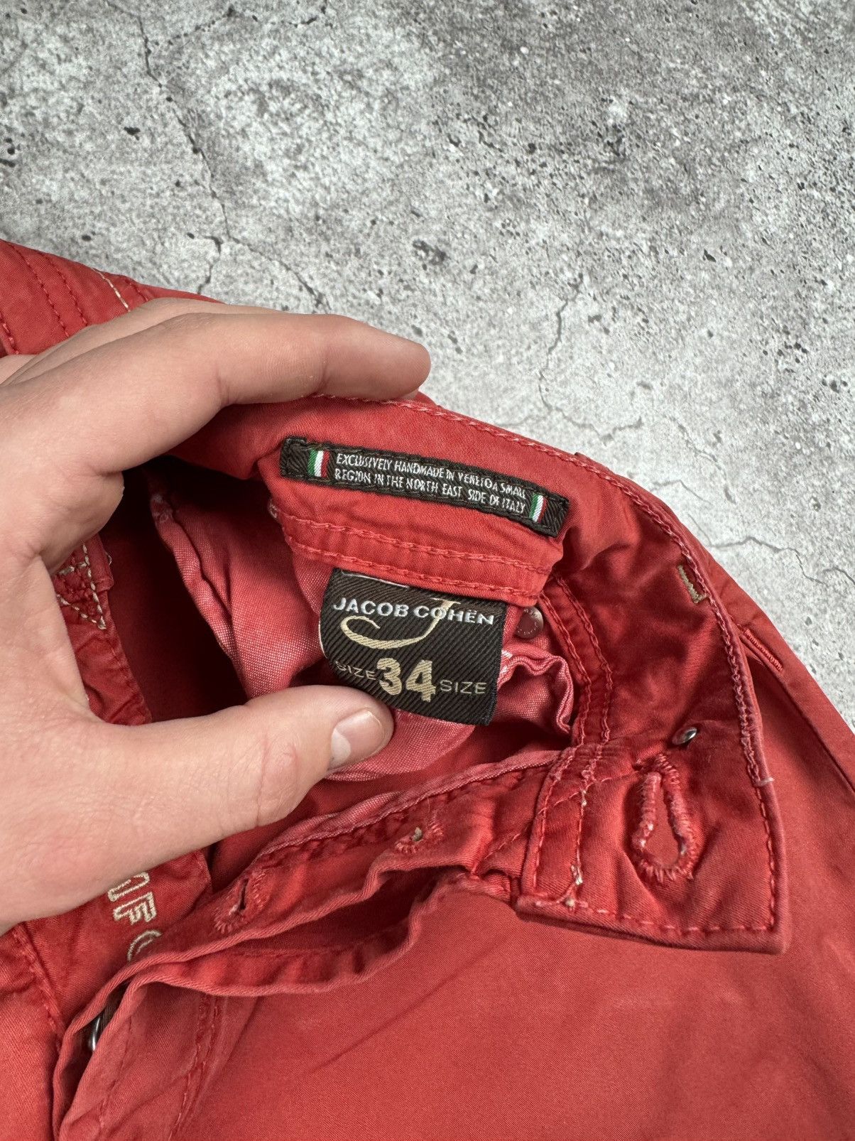 Designer × Jacob Cohen Jacob Cohen Pants red Designer Italy Luxury Size US 34 / EU 50 - 6 Thumbnail